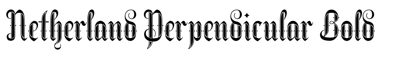 Netherland Perpendicular Bold